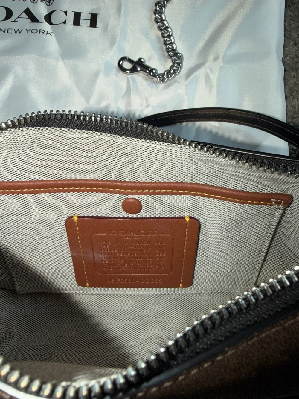Coach Weaverly bag in loved leather with all 3 straps!